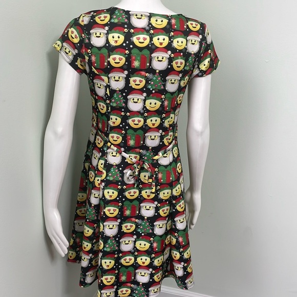 Justice Christmas Emoji Dress size 18 - Picture 5 of 7